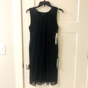 NWT! Little Black Dress! Sheer Overlay. Size 8
